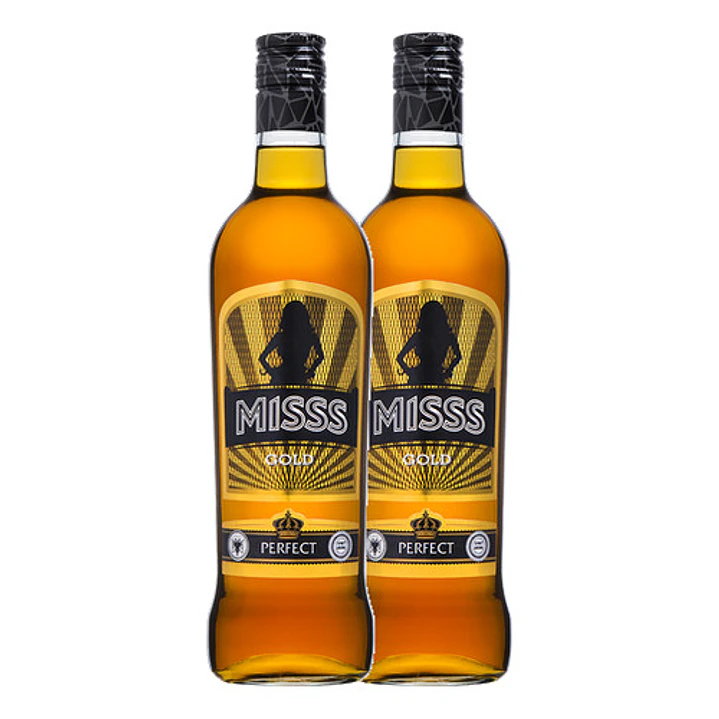 Vodka MISSS Gold (Caramelo) 70 cl 2