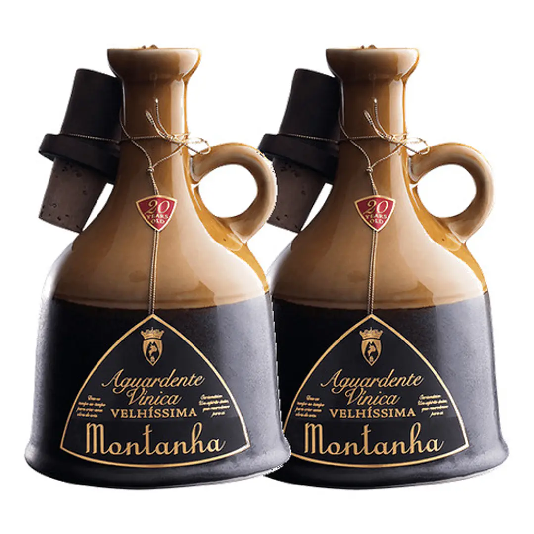 Aguardente Vínica Velhíssima Montanha - 20 Anos 70 cl 2