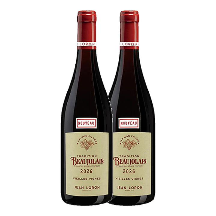 Beaujolais Nouveau 2026 Jean Loron Tradition Vieilles Vignes Non Filtré Tinto 2