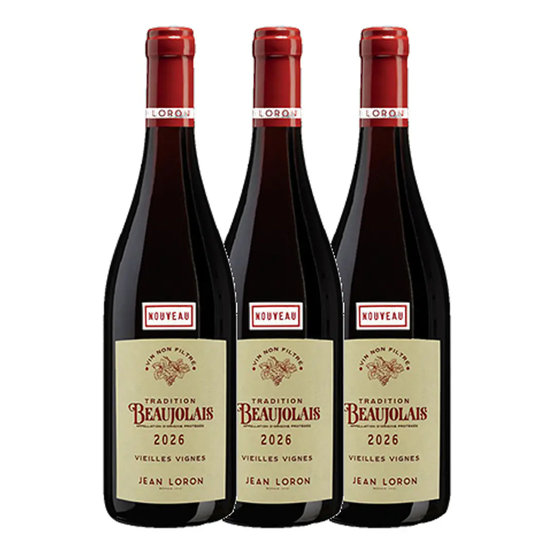 Beaujolais Nouveau 2026 Jean Loron Tradition Vieilles Vignes Non Filtré Tinto 3
