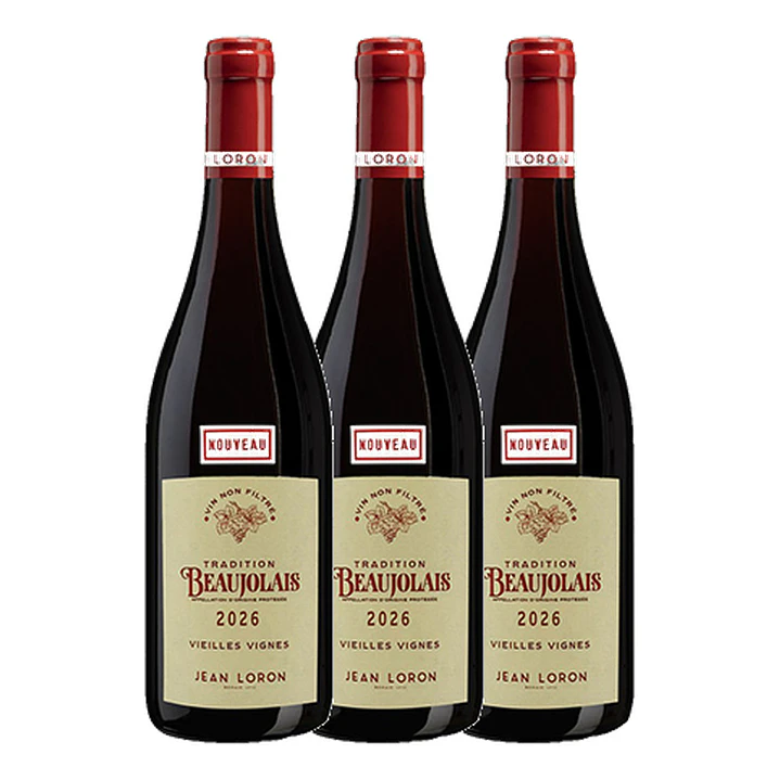 Beaujolais Nouveau 2026 Jean Loron Tradition Vieilles Vignes Non Filtré Tinto 3