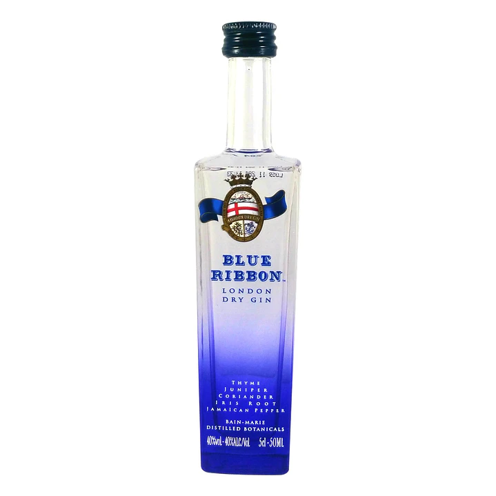 Gin Blue Ribbon Miniatura - vol. 40% - 5cl 1