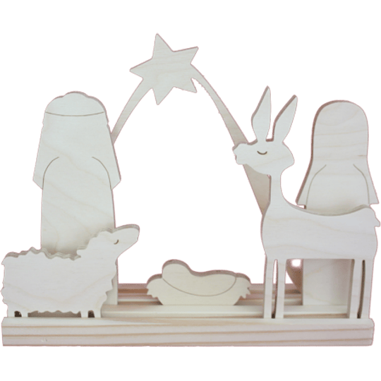 wini.nativity - Personagens de madeira - Image 1
