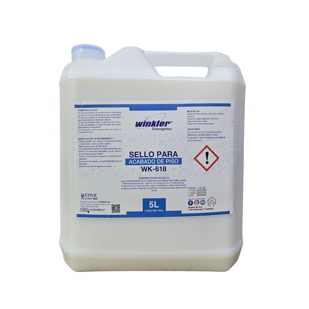 Sellador de Pisos Duros Wk-618 -5 Litros