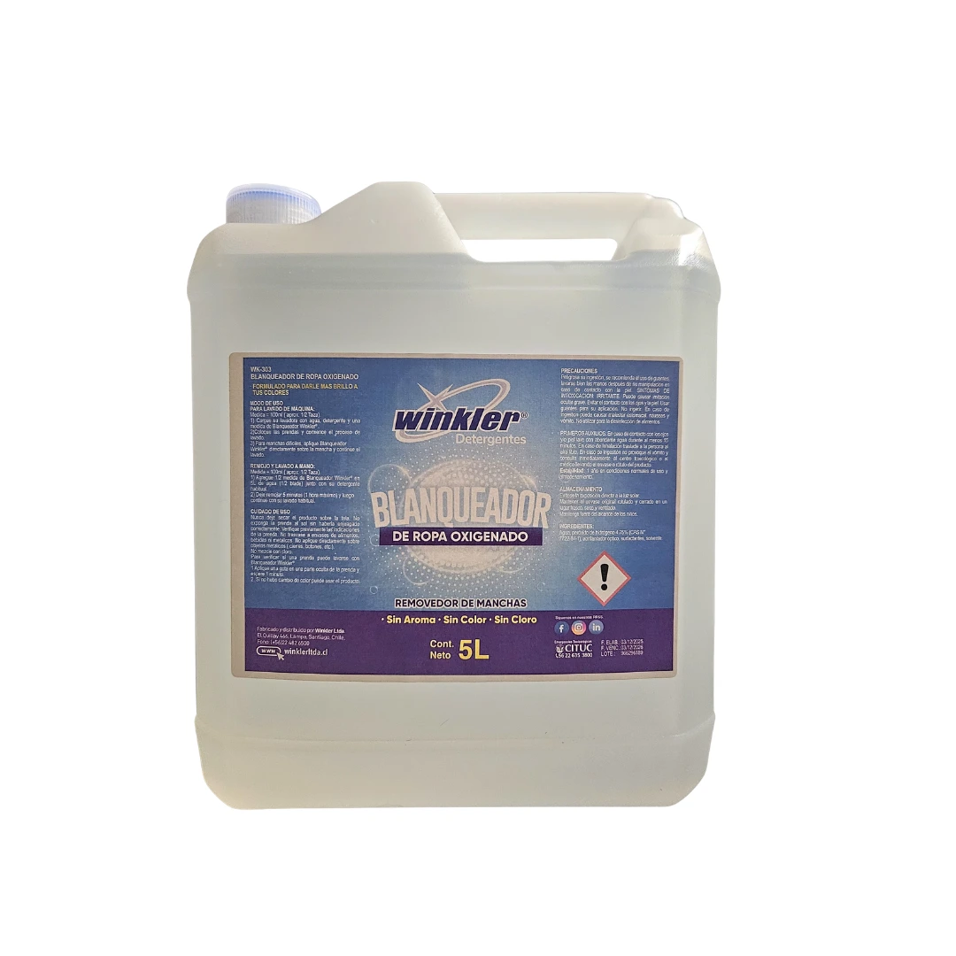 Blanqueador de Ropa Oxigenado - WK-303 - 5 Litros