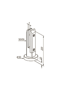 Herraje - Soporte acero 304 (03SS)