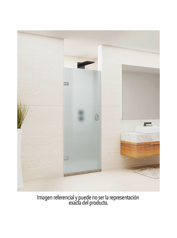 Puerta Ducha Cristal Templado Empavonado 8mm 