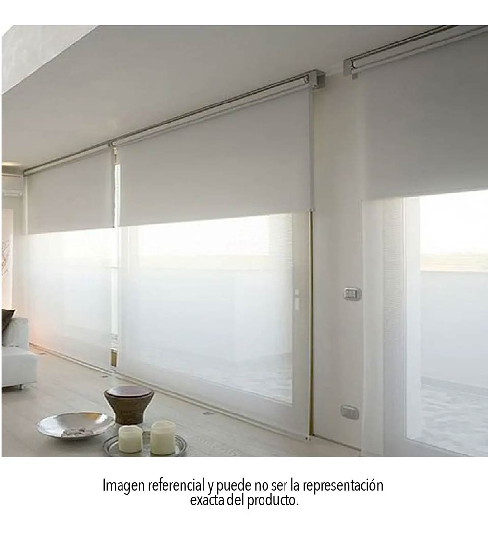 Cortina Roller Screen Dual 3 Mecanismo HD 38