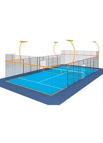 Vidrios Cancha de Pádel de 10 mm (18 unidades)