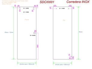 Cristal Templado con perforacion /  Cristián avalos