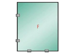 Tu Shower Door Fijo con Tomas Simples a Medida