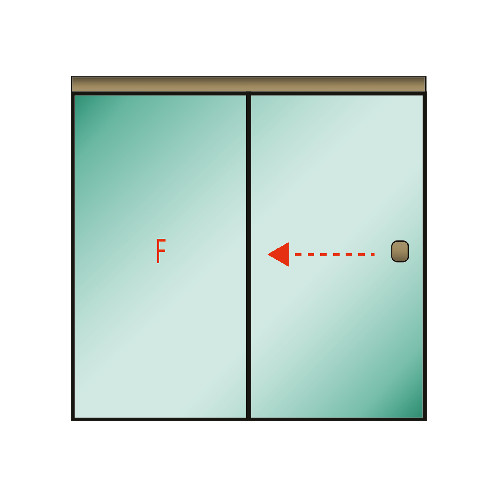 Tu Shower Door Corredera (Fijo -  Movil) a Medida 5