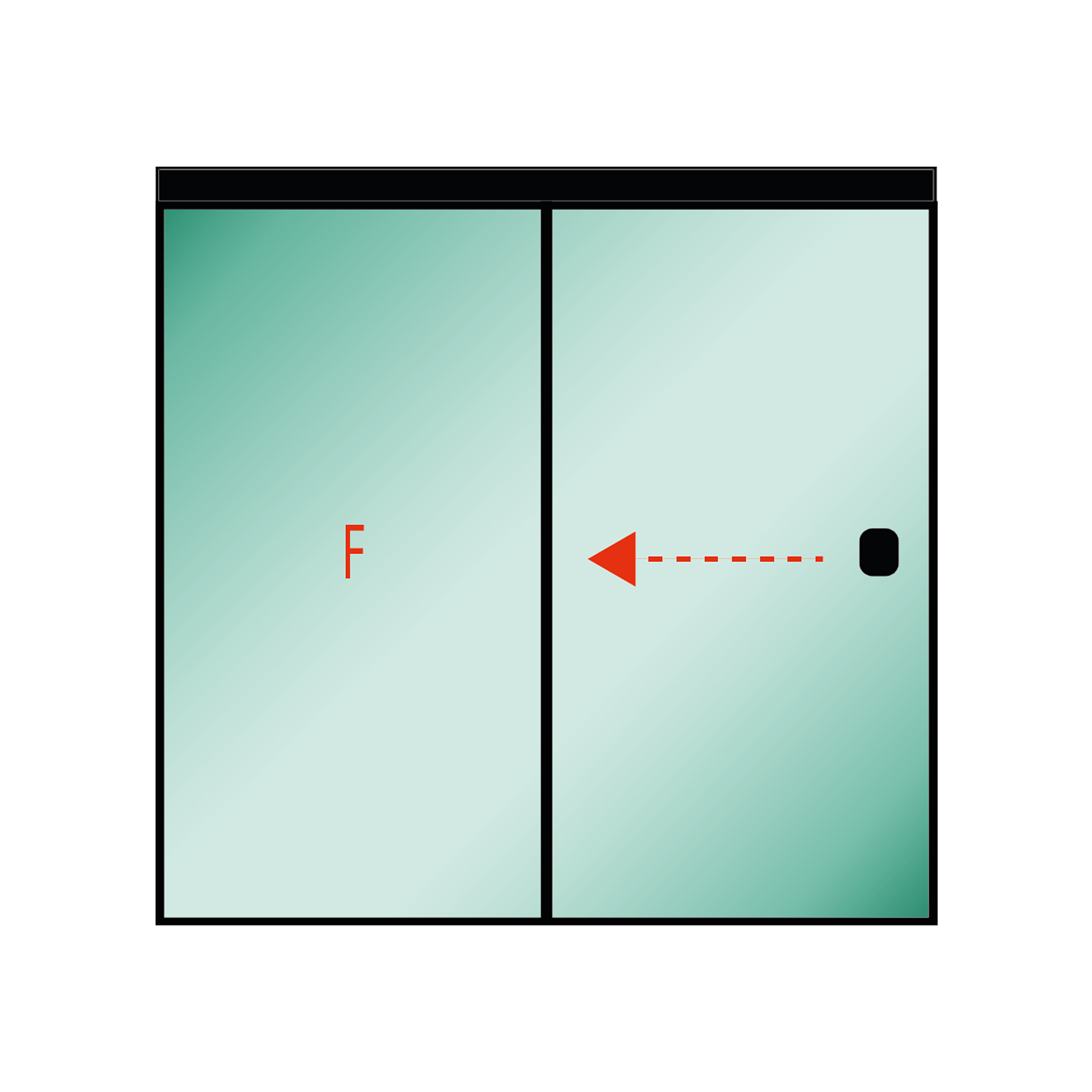 Tu Shower Door Corredera (Fijo -  Movil) a Medida 6