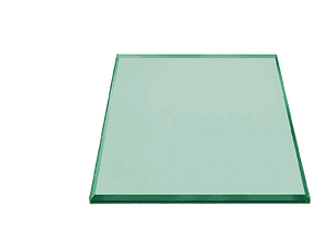 Tu Cubierta Biselada Templada a Medida (  Ancho: 950.0 , Alto: 1200.0 ) - Espesor : 10.0 - Biselado : 1 CM - Esquina : Botada de canto - Peso : 25.0 KG  