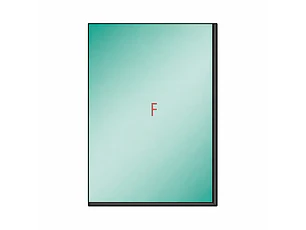 Tu  Shower Door Fijo con Canal a Medida 8 mm - Ancho: 800 x Alto: 2000 - Color Herraje: Negro - Lado Fijacion: Derecha - 