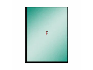 Tu  Shower Door Fijo con Canal a Medida 8 mm - Ancho: 500 x Alto: 500 - Color Herraje: Negro - Lado Fijacion: Izquierda - 