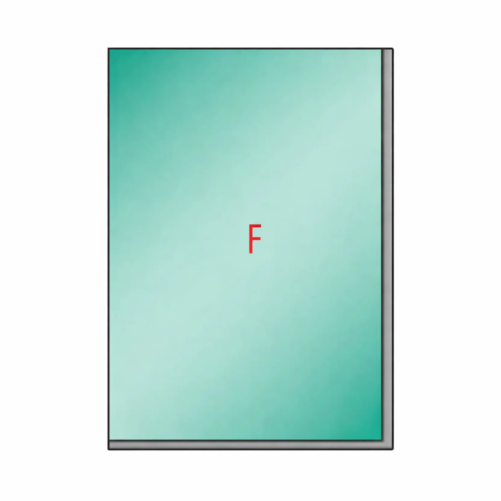 Tu  Shower Door Fijo con Canal a Medida 10 mm - Ancho: 1000 x Alto: 2000 - Color Herraje: Aluminio - Lado Fijacion: Derecha - 