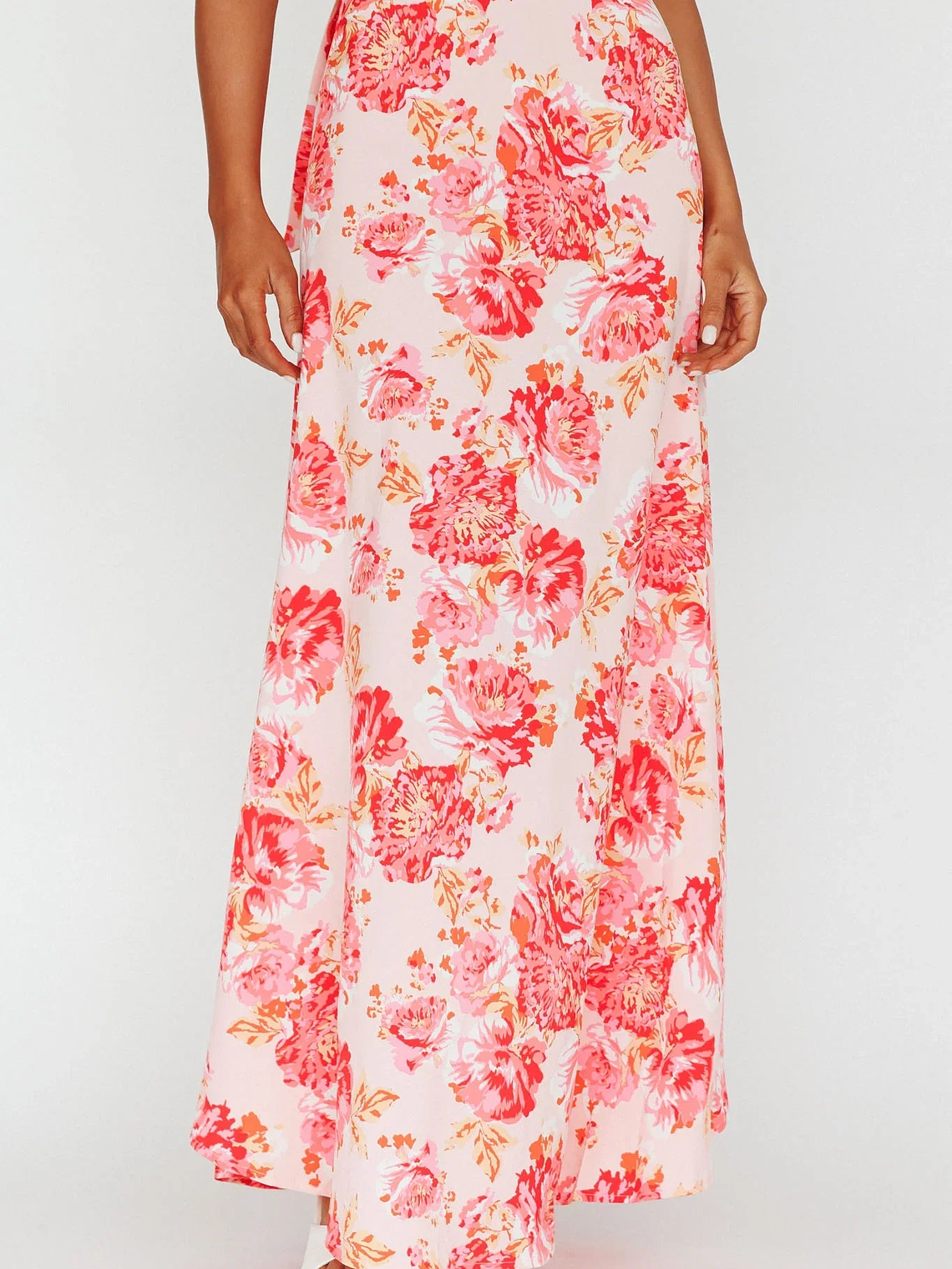 Gabbi Maxi Skirt Floral Print Pink 4