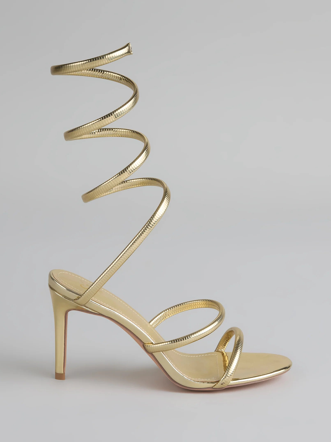 Golden Hour Spiral Stiletto Heels 2
