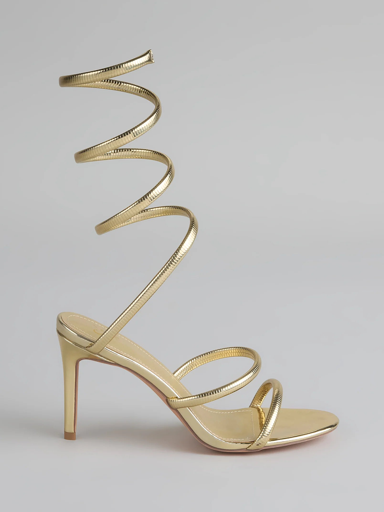Golden Hour Spiral Stiletto Heels 2