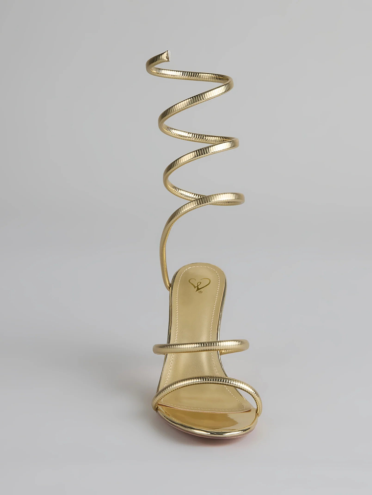 Golden Hour Spiral Stiletto Heels 3