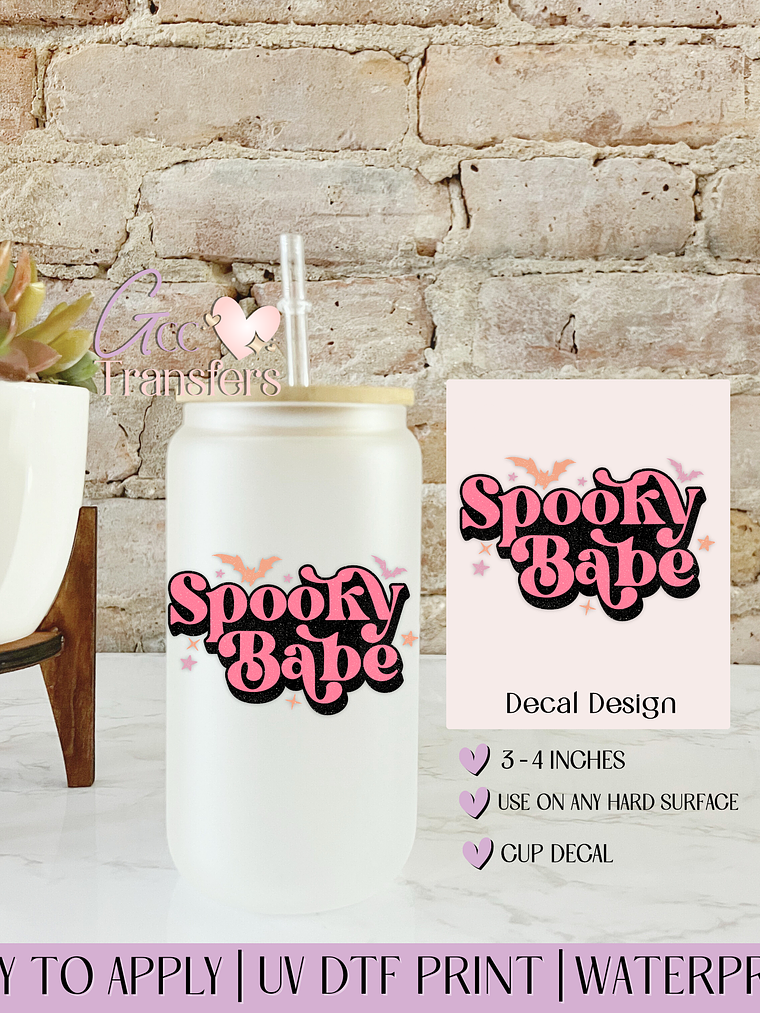 Spooky Babe - Decal UVDTF 1