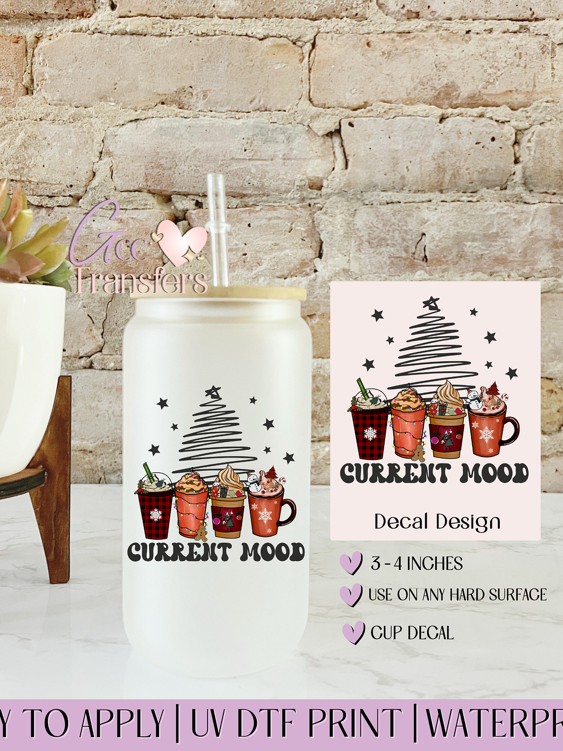 Current Mood Christmas - Decal UVDTF 1