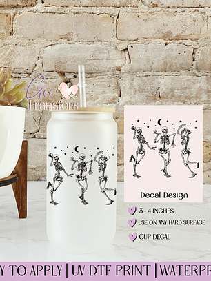 Dancing Skeletons - Decal UVDTF