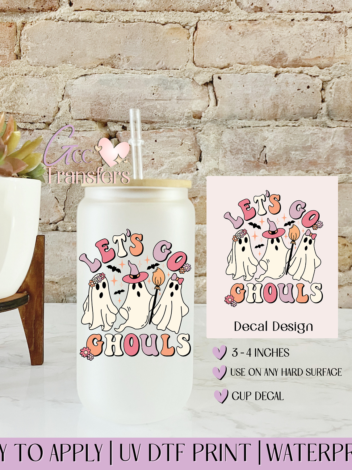 Let's Go Ghouls - Decal UVDTF 1