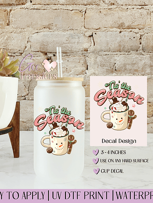 Tis' The Season - Decal UVDTF