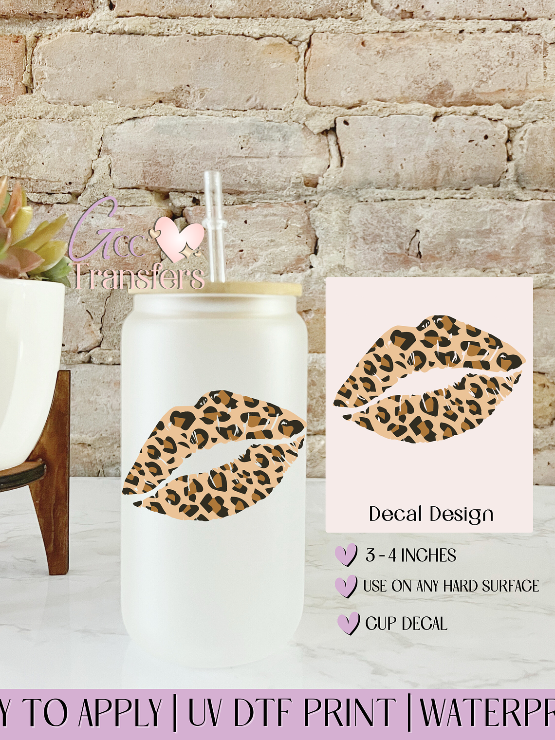 Leopard Lips - Decal UVDTF 1