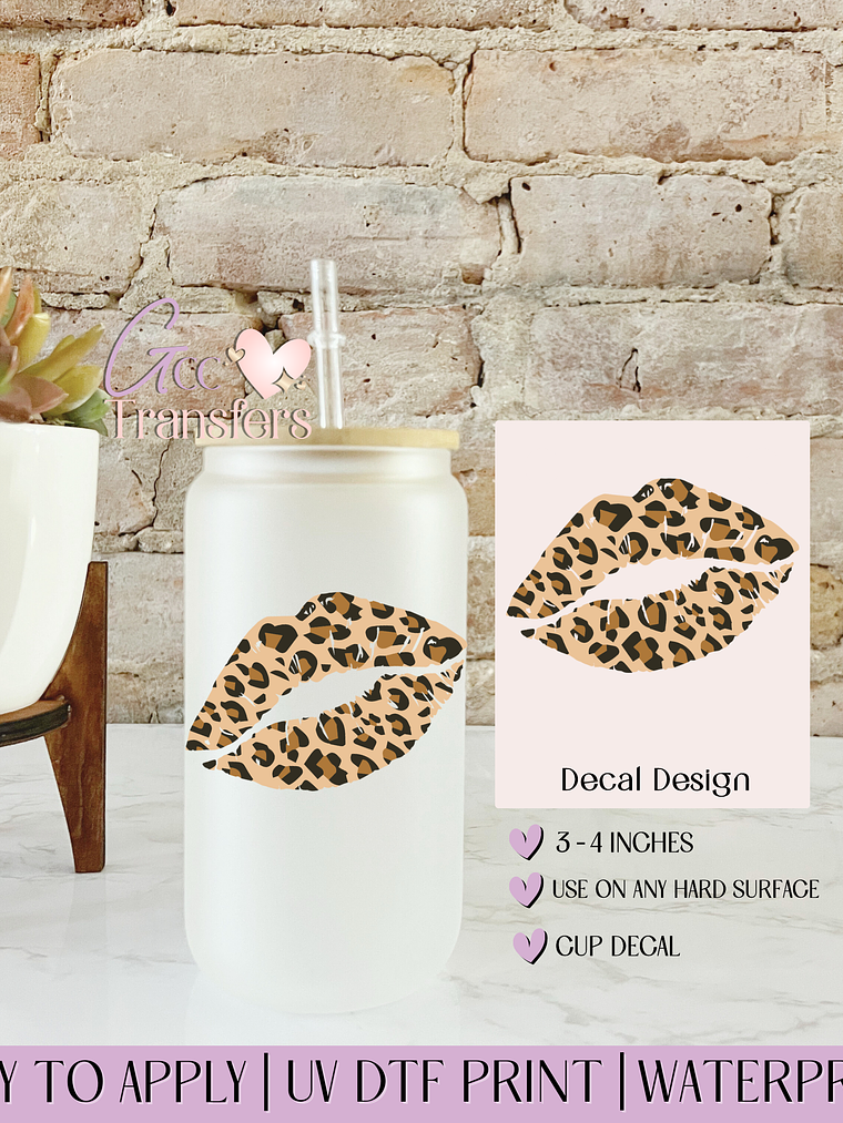 Leopard Lips - Decal UVDTF 1