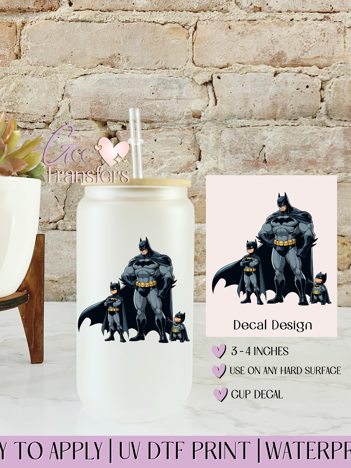 City's Silent Protector Daddy & Sons - Decal UVDTF 1