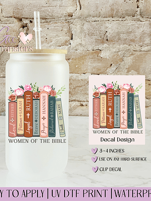 Women of The Bible  - Decal UVDTF