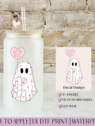 Be My Boo - Decal UVDTF