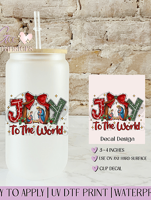 Joy To The World - Decal UVDTF