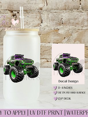 Monster Truck  - Decal UVDTF