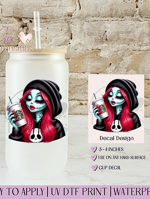 Sally Red Hair - Decal UVDTF