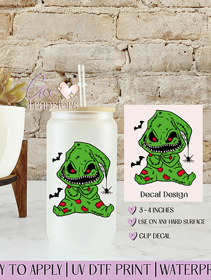 Boogie Laughing Halloween - Decal UVDTF