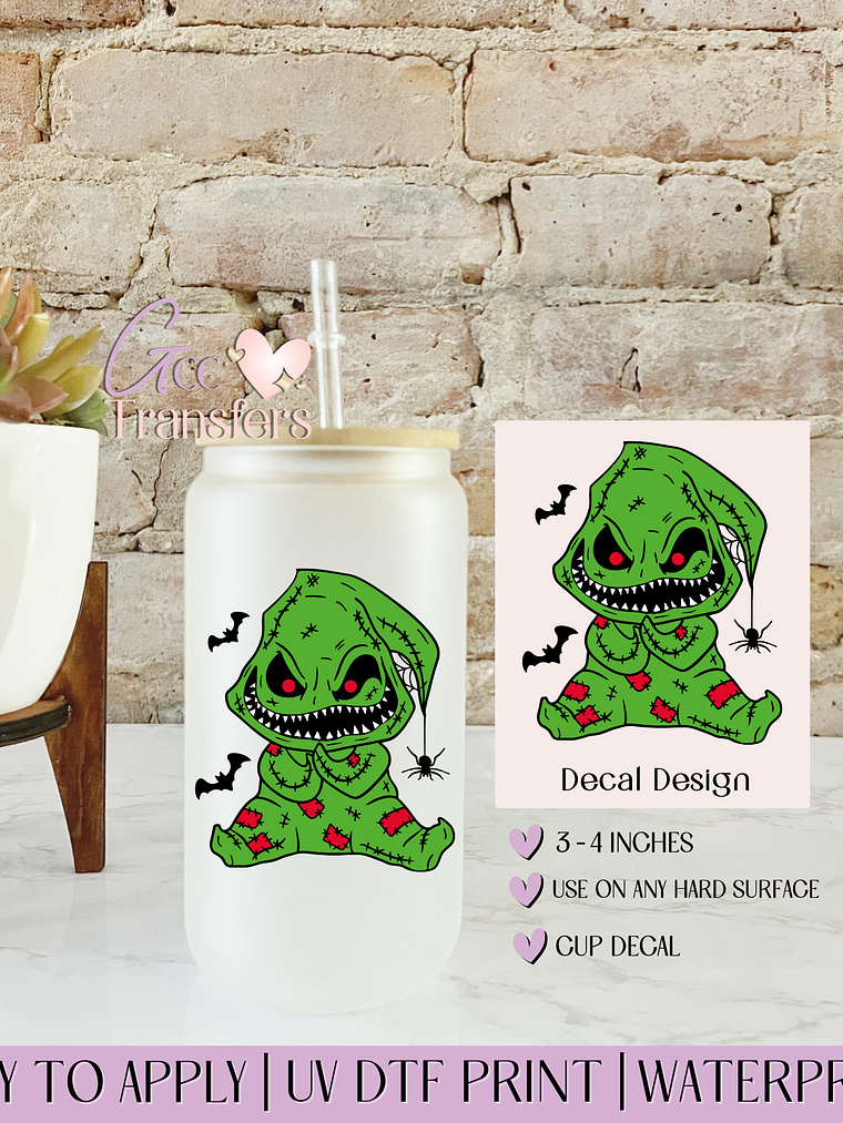 Boogie Laughing Halloween - Decal UVDTF 1