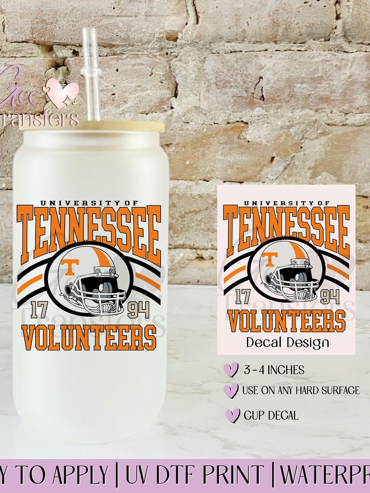 Tennessee Volunteers - Decal UVDTF 1