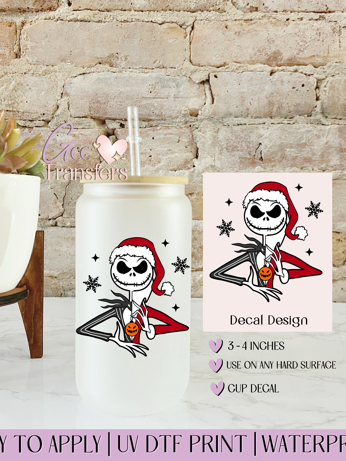 Till Death & Beyond Christmas Halloween - Decal UVDTF 1