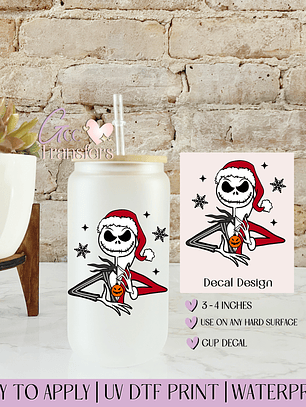 Till Death & Beyond Christmas Halloween - Decal UVDTF