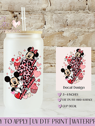 Mice Retro Lightning Characters - Decal UVDTF