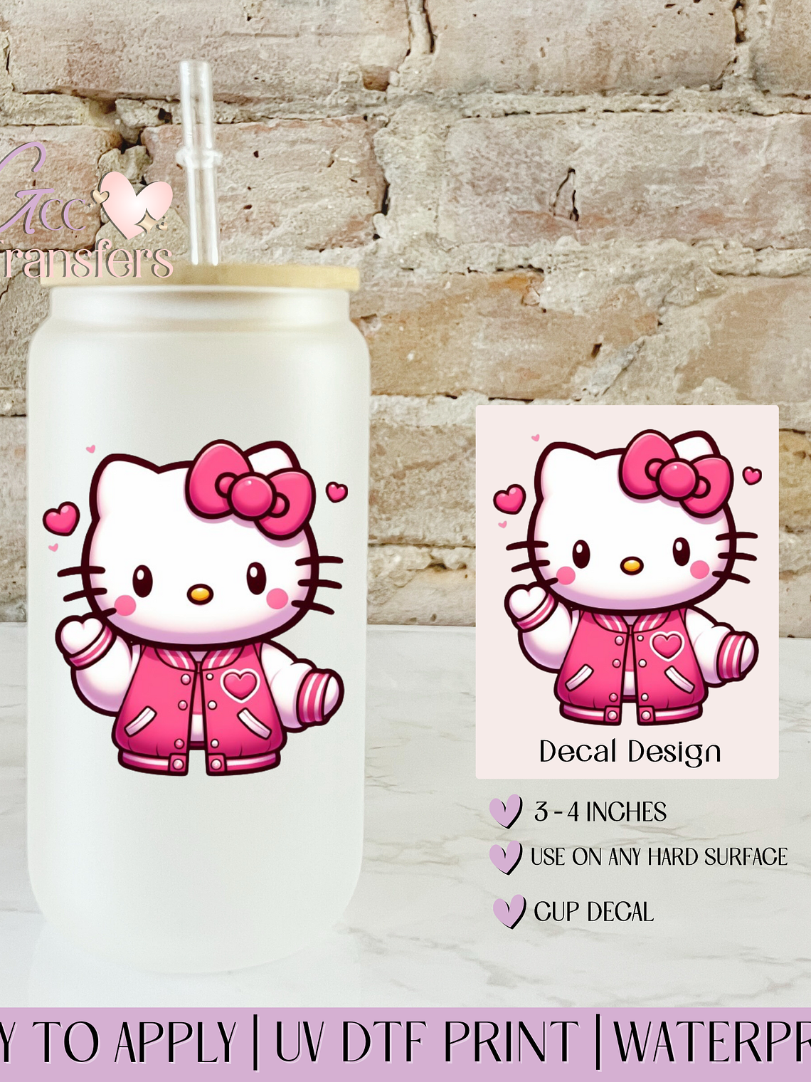 Cat Jacket  - Decal UVDTF 1