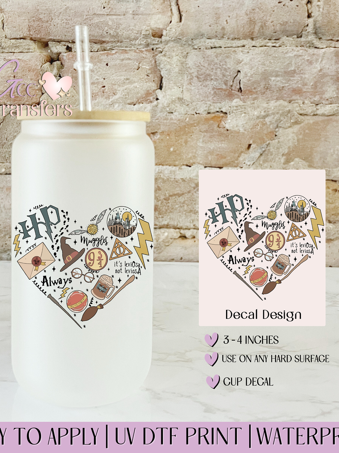Enchanted Heart Magic School - Decal UVDTF 1