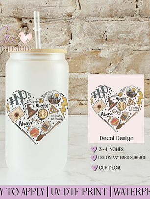 Enchanted Heart Magic School - Decal UVDTF