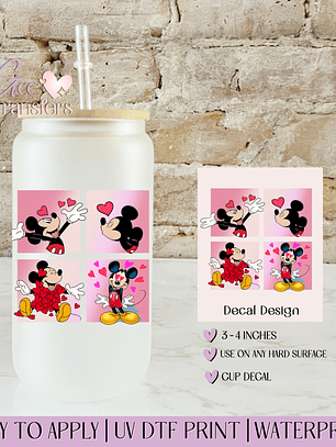 Wonderland Love Characters - Decal UVDTF