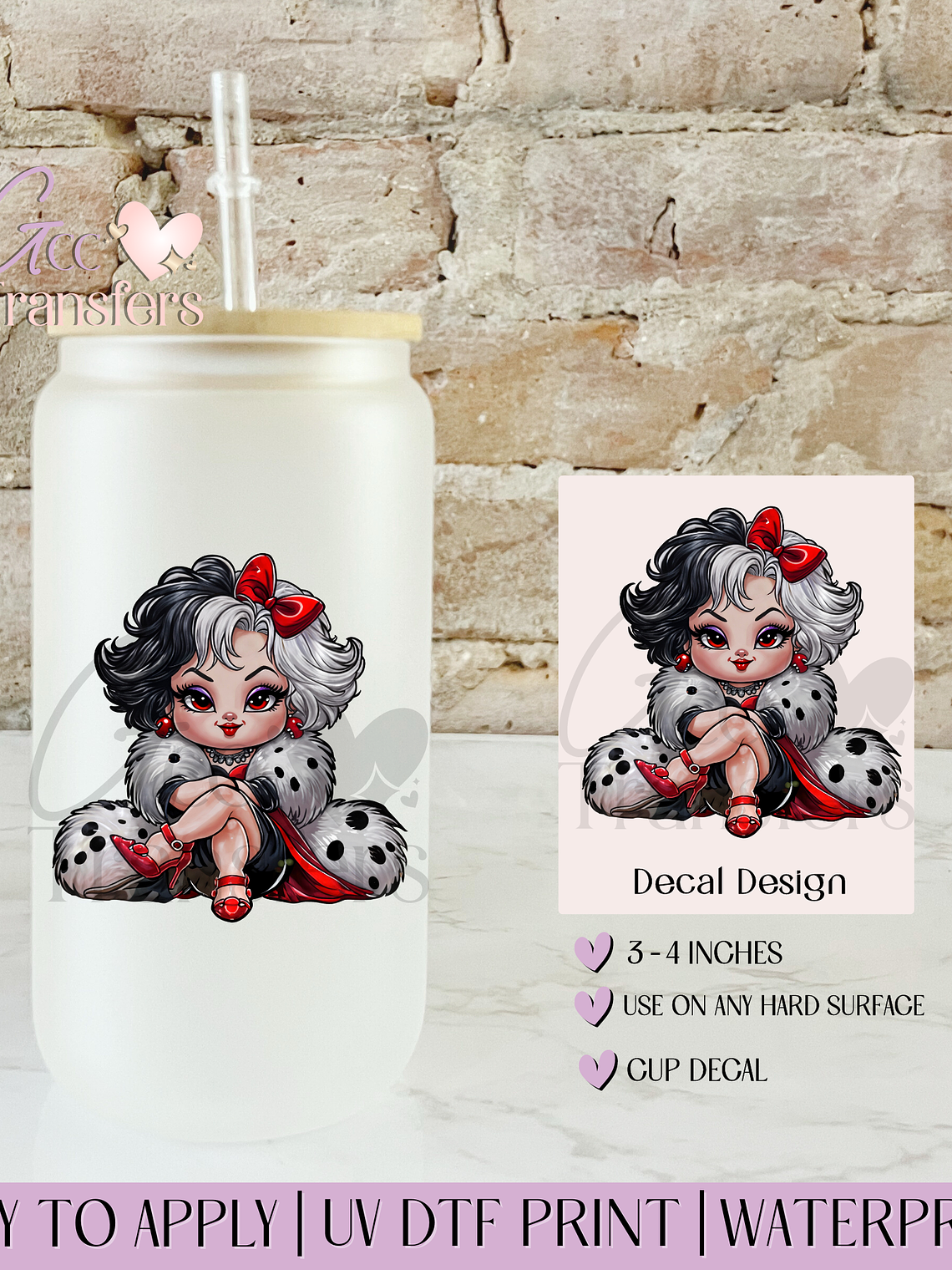 Baby Monochrome Madness - Decal UVDTF 1