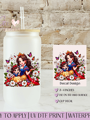 Apple Blossom Tale Mom & Daughter - Decal UVDTF